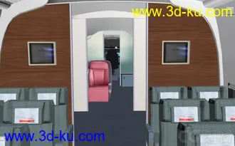 高仿铁路局动车crh5列车模型，带动画材质的图片