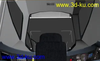 高仿铁路局动车crh5列车模型，带动画材质的图片