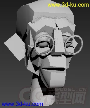 3D打印模型一个老人的图片