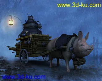 3D打印模型回家的猪~的图片