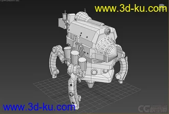 3D打印模型一个机械的坐骑  恩  我也不知道算神马的图片