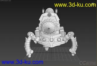 3D打印模型一个机械的坐骑  恩  我也不知道算神马的图片