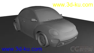 3D打印模型做了一个简单的甲壳虫汽车献丑了O(∩_∩)O！的图片