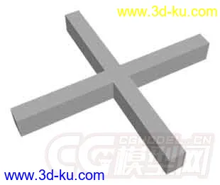 3D打印模型这是 X 字的图片