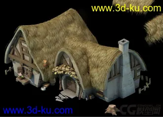 3D打印模型迪斯尼的矮人屋子的图片