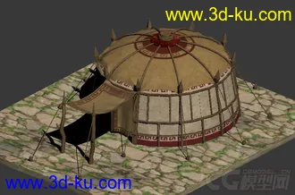 3D打印模型蒙古包的图片