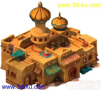 3D打印模型沙漠建筑2的图片