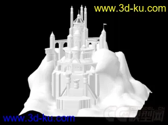 3D打印模型刚刚做的  是城堡还是教堂  我不知道  只是试着做一下的图片