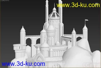 3D打印模型刚刚做的  是城堡还是教堂  我不知道  只是试着做一下的图片