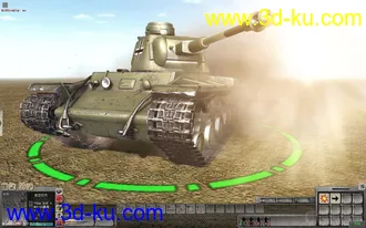 3D打印模型德军缴获版的kv-1b重型坦克（ojb+Mod）的图片