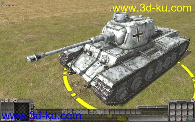 德军缴获版的kv-1b重型坦克（ojb+Mod）模型的图片7