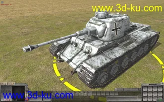 3D打印模型德军缴获版的kv-1b重型坦克（ojb+Mod）的图片