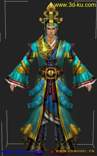 3D打印模型-----------------赤壁新郎妆--------------------的图片