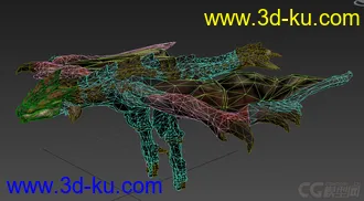 3D打印模型怪物猎人的怪兽的图片
