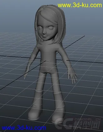 3D打印模型小女孩的图片