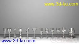 3D打印模型玻璃酒杯的图片