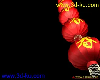 3D打印模型灯笼的图片