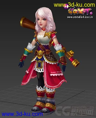 3D打印模型小萝莉的图片