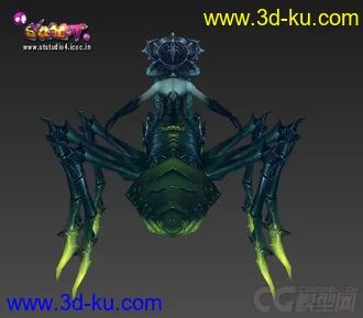 3D打印模型蜘蛛女的图片