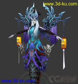 3D打印模型蛇女的图片