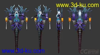 3D打印模型蛇女的图片