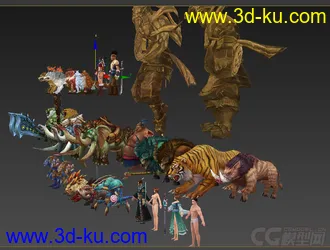 3D打印模型怪合集的图片