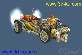3D打印模型魔兽地精改装车的图片