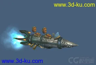 3D打印模型魔兽世界观光火箭的图片