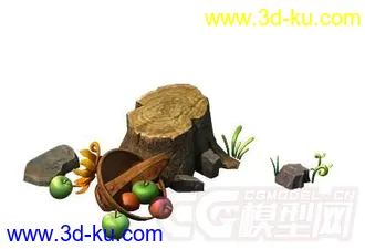 3D打印模型花篮的图片