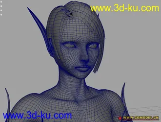 3D打印模型血精灵的图片