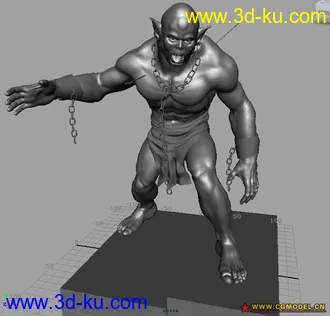 3D打印模型半兽人的图片