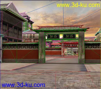 3D打印模型洛阳城的图片
