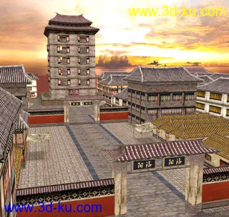 3D打印模型洛阳城的图片