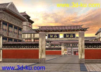 3D打印模型洛阳城的图片