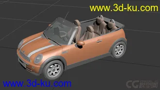 3D打印模型宝马 bmw mini cooper 敞篷车的图片