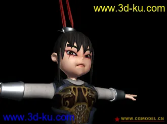3D打印模型人中赤兔，马中吕布的图片