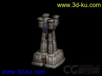 3D打印模型魔兽世界联盟哨塔的图片