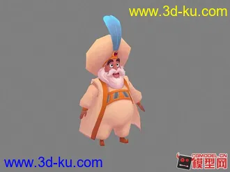 3D打印模型卡通国王的图片