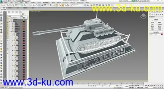 新手，刚学没多久，做的坦克模型，分享下。的图片