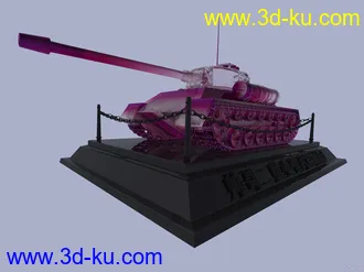 新手，刚学没多久，做的坦克模型，分享下。的图片
