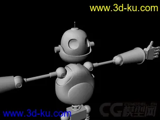 3D打印模型小型机器人的图片