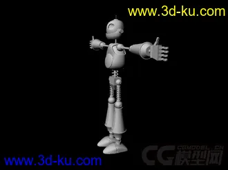 3D打印模型小型机器人的图片
