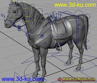 3D打印模型白龙马的图片