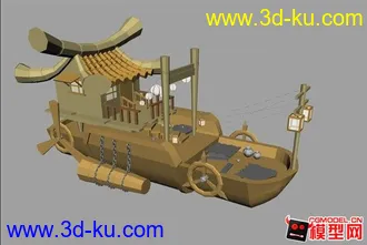 自己做的船模型的图片