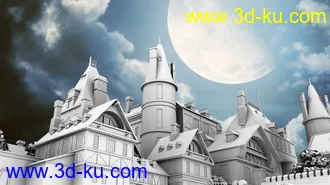 3D打印模型城堡的图片