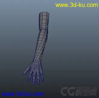 3D打印模型人物手臂的图片