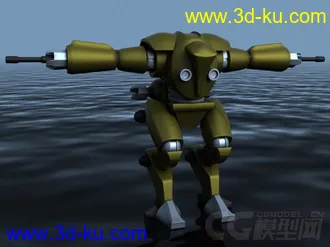 3D打印模型简单机器人的图片