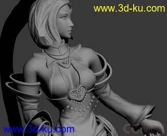 3D打印模型女侠的图片