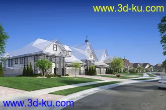 3D打印模型Evermotion Archexteriors Volume 24--美国外景的图片