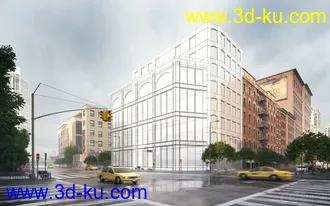 3D打印模型Evermotion Archexteriors Volume 24--美国外景的图片